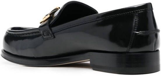 Sergio Rossi Loafers met gesp Zwart