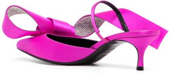 Sergio Rossi Marquise leren sandalen Roze