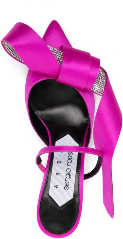 Sergio Rossi Marquise leren sandalen Roze