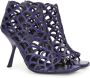 Sergio Rossi Mermaid leren sandalen Blauw - Thumbnail 2