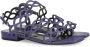 Sergio Rossi Mermaid leren sandalen Paars - Thumbnail 2