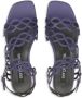 Sergio Rossi Mermaid leren sandalen Paars - Thumbnail 4