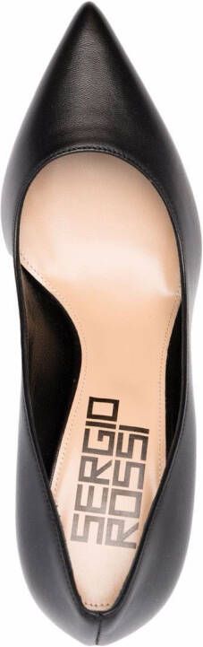 Sergio Rossi Nappa Seventy pumps met blokhak Zwart