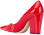 Sergio Rossi Pumps met blokhak Rood - Thumbnail 3