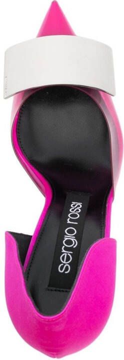 Sergio Rossi Pumps met gespdetail Roze