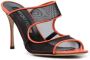 Sergio Rossi Pumps met mesh detail Oranje - Thumbnail 2