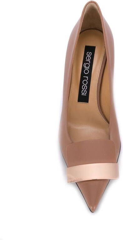 Sergio Rossi Pumps met plakkaat Roze