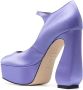 Sergio Rossi Pumps met plateauzool Paars - Thumbnail 3