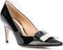 Sergio Rossi pumps met strik Zwart - Thumbnail 2