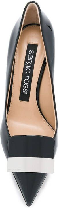 Sergio Rossi pumps met strik Zwart