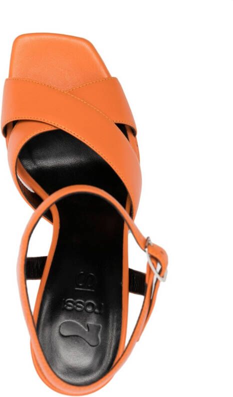 Sergio Rossi Sandalen met open neus Oranje