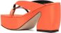 Sergio Rossi Sandalen met open neus Oranje - Thumbnail 3