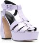 Sergio Rossi Sandalen met open neus Paars - Thumbnail 2