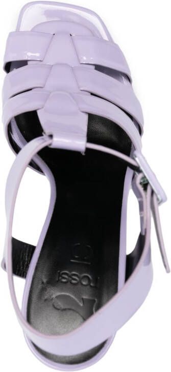 Sergio Rossi Sandalen met open neus Paars