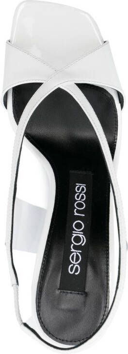 Sergio Rossi Sandalen met open neus Wit