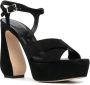 Sergio Rossi Sandalen met open neus Zwart - Thumbnail 2