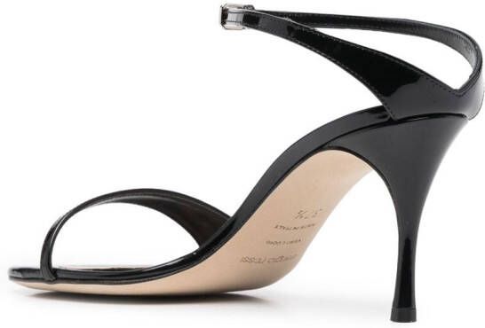 Sergio Rossi Sandalen met open neus Zwart