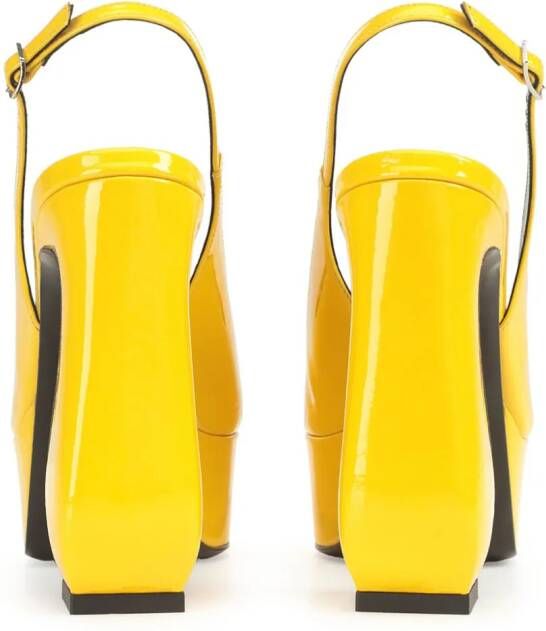 Sergio Rossi Si Rossi slingback pumps Geel