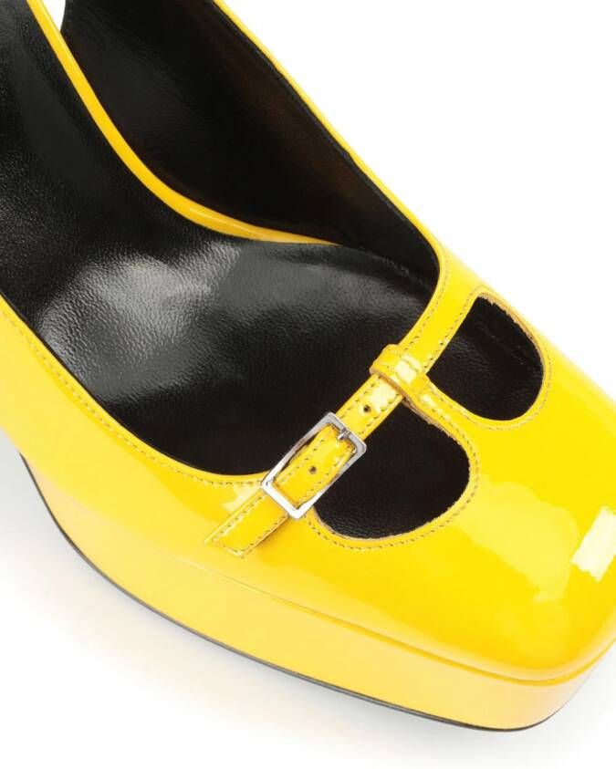 Sergio Rossi Si Rossi slingback pumps Geel