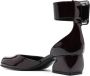 Sergio Rossi Si Rossi 45mm gelakte pumps met gesp Rood - Thumbnail 3