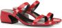 Sergio Rossi SI Rossi leren sandalen Rood - Thumbnail 2