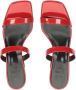 Sergio Rossi SI Rossi leren sandalen Rood - Thumbnail 4