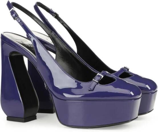 Sergio Rossi Si Rossi slingback pumps Blauw