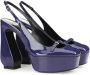 Sergio Rossi Si Rossi slingback pumps Blauw - Thumbnail 2