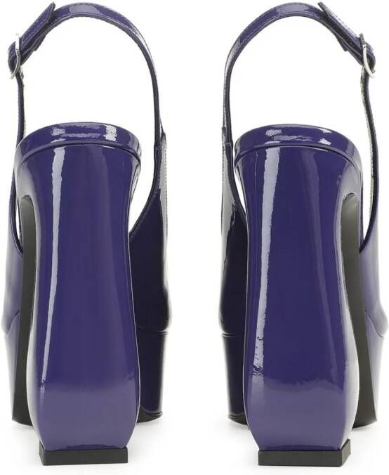 Sergio Rossi Si Rossi slingback pumps Blauw