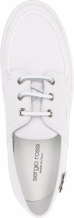 Sergio Rossi Sneakers met plateauzool Wit