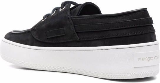 Sergio Rossi Sneakers met plateauzool Zwart