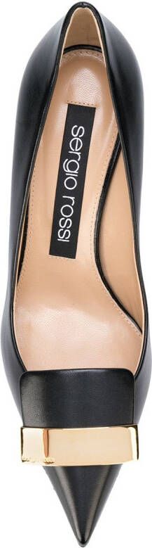 Sergio Rossi spitse pumps Zwart