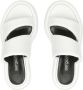 Sergio Rossi Spongy sandalen met sleehak Wit - Thumbnail 4