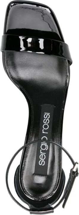 Sergio Rossi Sandalen met vierkante neus Zwart