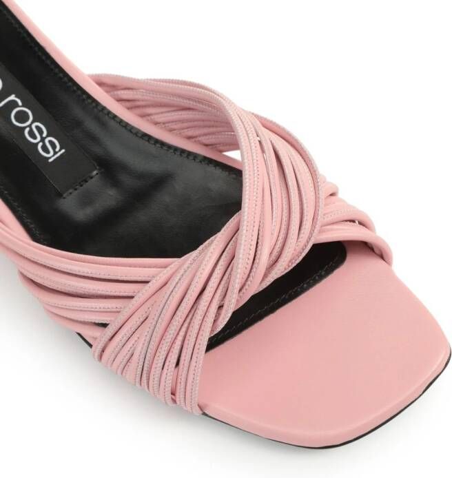 Sergio Rossi sr Akida geweven sandalen Roze