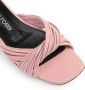 Sergio Rossi sr Akida geweven sandalen Roze - Thumbnail 5