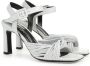 Sergio Rossi Sr Akida leren sandalen Wit - Thumbnail 2