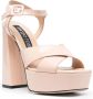 Sergio Rossi Alicia sandalen met platform Beige - Thumbnail 2