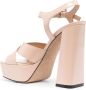 Sergio Rossi Alicia sandalen met platform Beige - Thumbnail 3