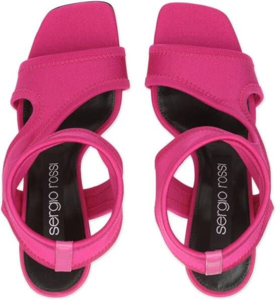 Sergio Rossi Sr Jane uitgesneden sandalen Roze