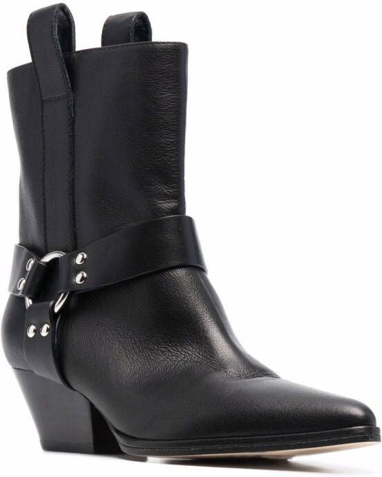 Sergio Rossi sr Janye biker boots Zwart