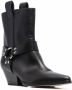 Sergio Rossi sr Janye biker boots Zwart - Thumbnail 2
