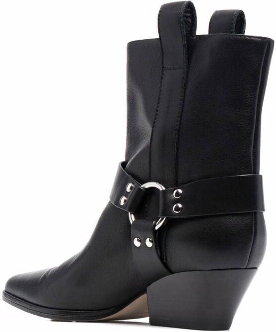 Sergio Rossi sr Janye biker boots Zwart
