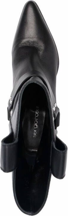 Sergio Rossi sr Janye biker boots Zwart