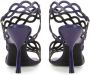 Sergio Rossi sr Mermaid 60mm lakleren sandalen Paars - Thumbnail 3