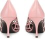 Sergio Rossi SR Mermaid 75 mm leren pumps Roze - Thumbnail 3