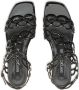 Sergio Rossi sr Mermaid 90mm lakleren sandalen Zwart - Thumbnail 4