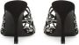 Sergio Rossi 90 mm SR Mermaid leren sandalen Zwart - Thumbnail 3