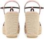 Sergio Rossi Sr Mermaid espadrilles met sleehak Roze - Thumbnail 3