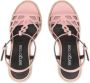 Sergio Rossi Sr Mermaid espadrilles met sleehak Roze - Thumbnail 4